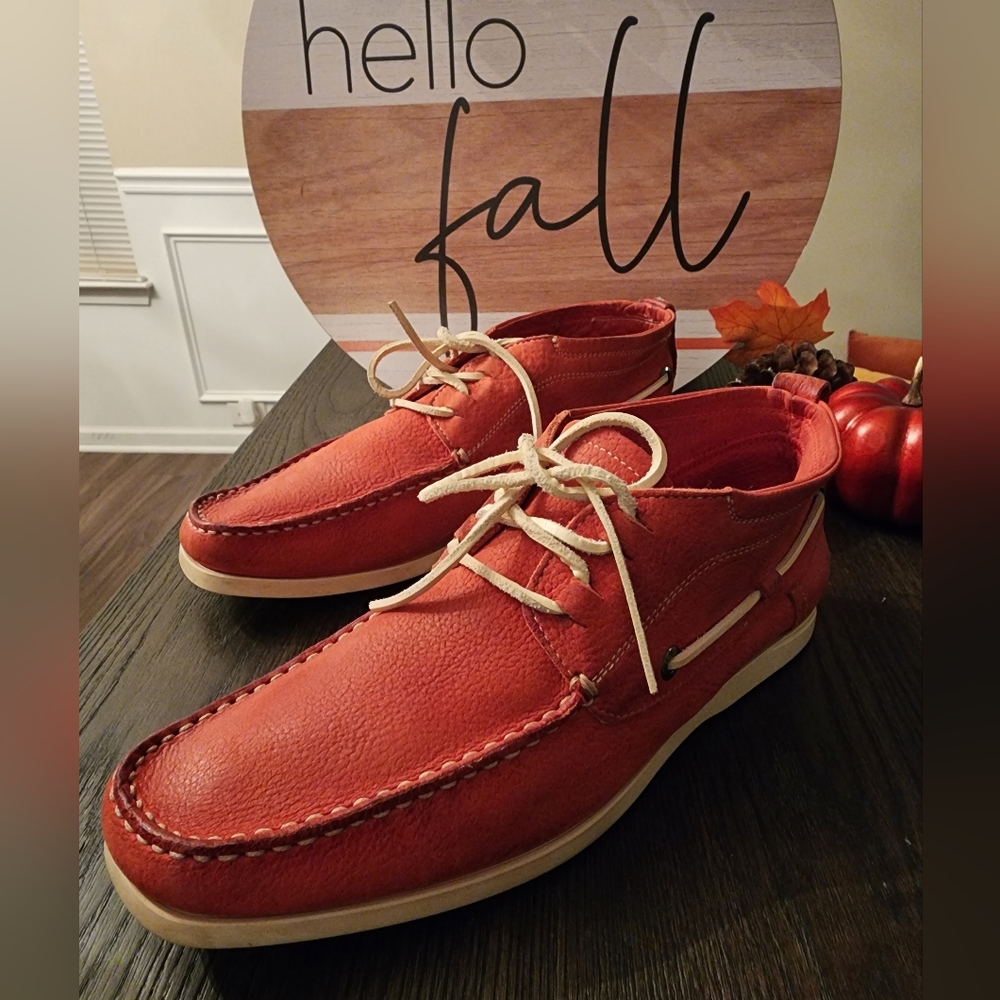 TREMP Men's Italian sailing boat shoes